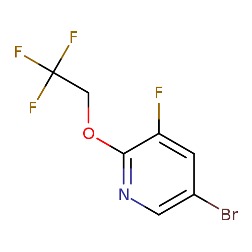 5-bromo-3-fluoro-2-(2,2,2-trifluoroethoxy)pyridine