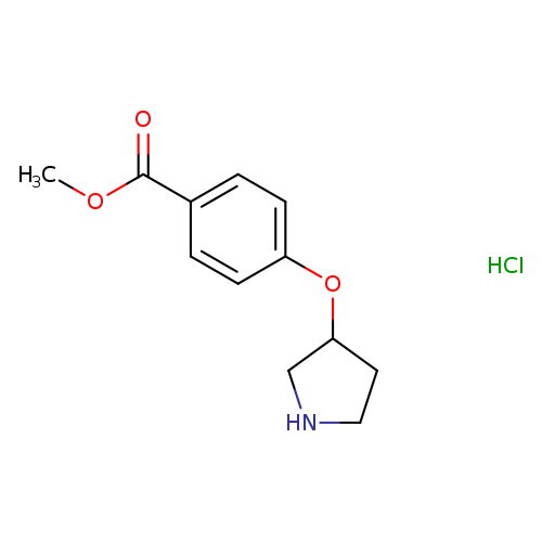 Methyl 4-(pyrrolidin-3-yloxy)benzoate HCl