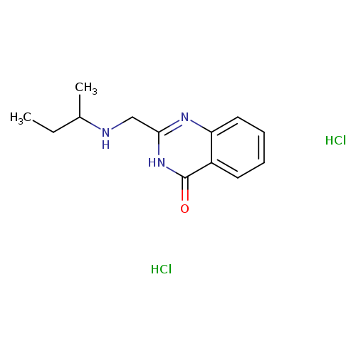 2-{[(butan-2-yl)amino]methyl}-3,4-dihydroquinazolin-4-onedihydrochloride