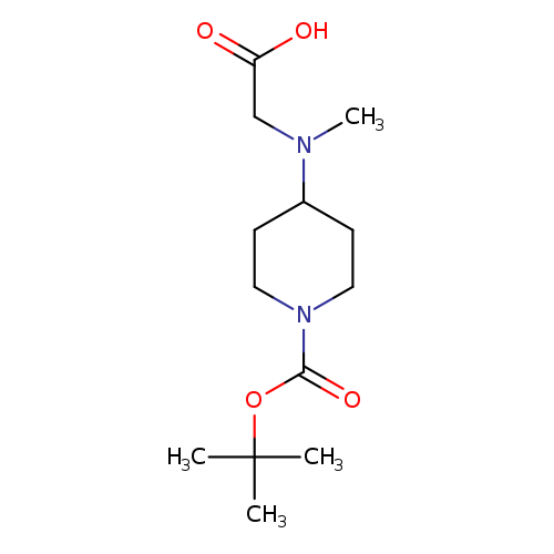N-[1-(tert-butoxycarbonyl)-4-piperidinyl]-N-methylglycine