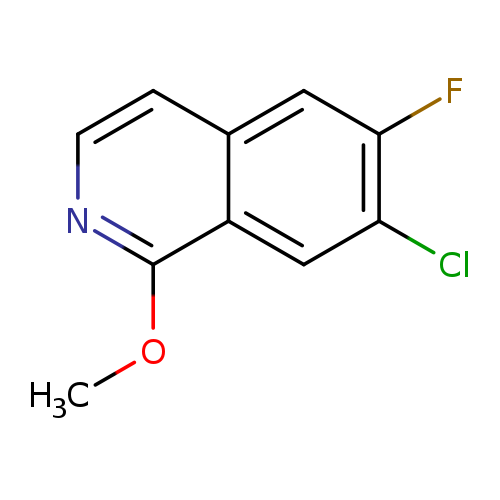 7-chloro-6-fluoro-1-methoxyisoquinoline