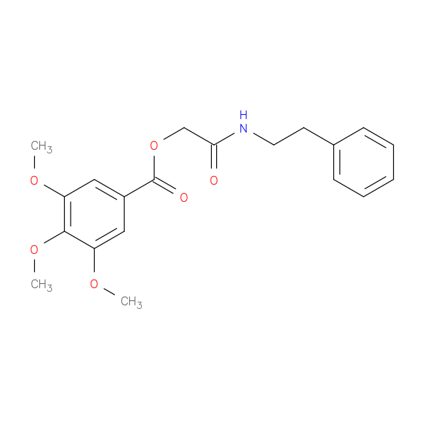 [(2-phenylethyl)carbamoyl]methyl 3,4,5-trimethoxybenzoate