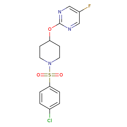 2-{[1-(4-chlorobenzenesulfonyl)piperidin-4-yl]oxy}-5-fluoropyrimidine