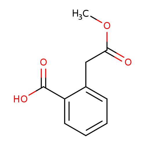 Benzeneacetic acid, 2-carboxy-, 1-methyl ester