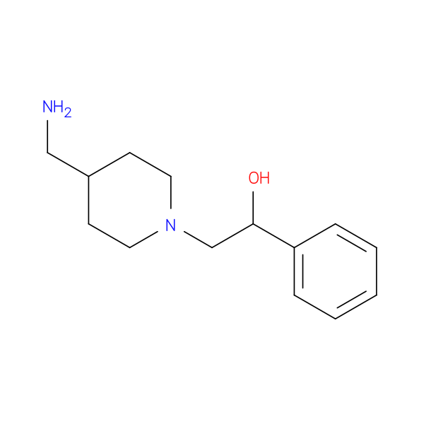 2-[4-(aminomethyl)piperidin-1-yl]-1-phenylethan-1-ol