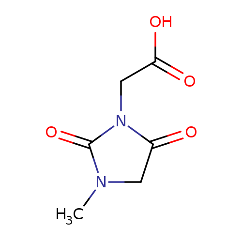 2-(3-Methyl-2,5-dioxoimidazolidin-1-yl)acetic acid