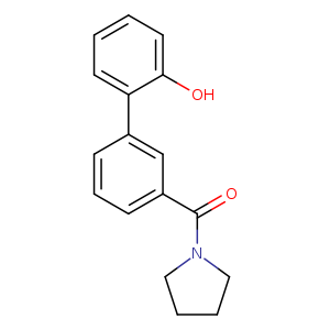 2-(3-Pyrrolidinocarbonylphenyl)phenol