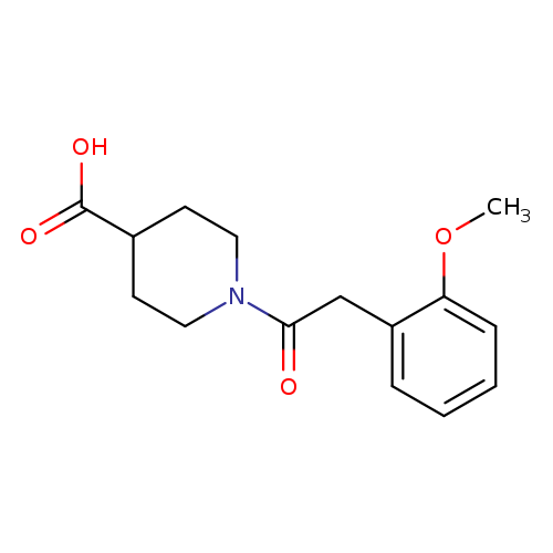 1-[(2-Methoxyphenyl)acetyl]piperidine-4-carboxylic acid