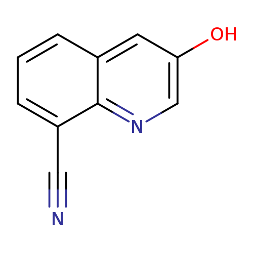 3-hydroxyquinoline-8-carbonitrile