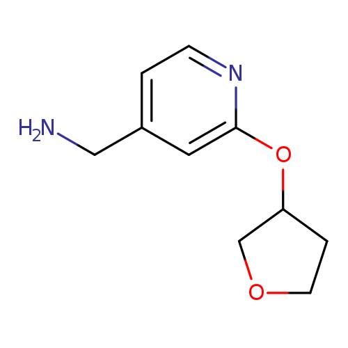 [2-(oxolan-3-yloxy)pyridin-4-yl]methanamine