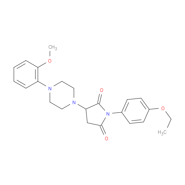 1-(4-ethoxyphenyl)-3-[4-(2-methoxyphenyl)piperazin-1-yl]pyrrolidine-2,5-dione