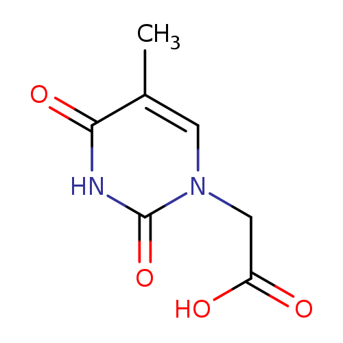 1(2H)-Pyrimidineacetic acid, 3,4-dihydro-5-methyl-2,4-dioxo-