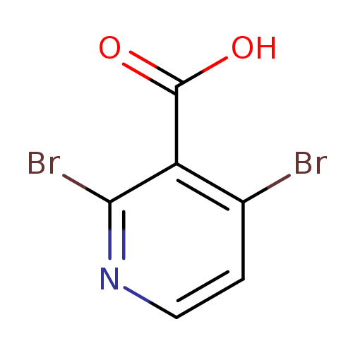 3-Pyridinecarboxylic acid, 2,4-dibromo-