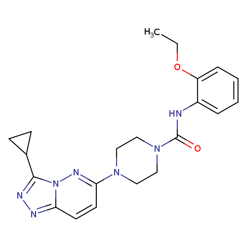 4-{3-cyclopropyl-[1,2,4]triazolo[4,3-b]pyridazin-6-yl}-N-(2-ethoxyphenyl)piperazine-1-carboxamide