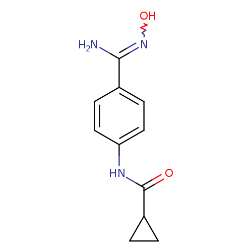 N-[4-(N'-hydroxycarbamimidoyl)phenyl]cyclopropanecarboxamide