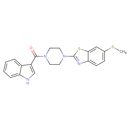 2-[4-(1H-indole-3-carbonyl)piperazin-1-yl]-6-(methylsulfanyl)-1,3-benzothiazole