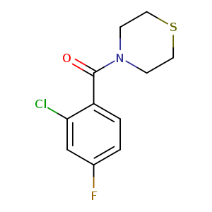 4-(2-chloro-4-fluorobenzoyl)thiomorpholine