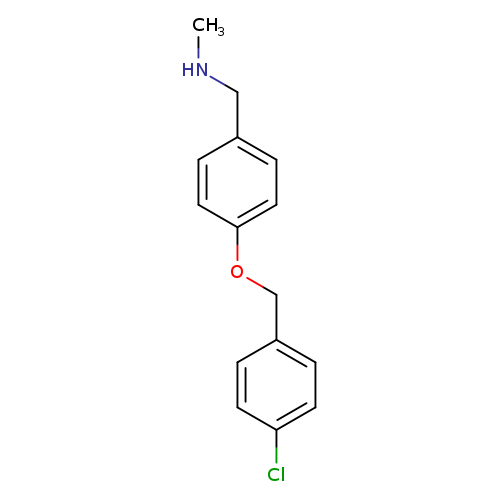 ({4-[(4-chlorophenyl)methoxy]phenyl}methyl)(methyl)amine