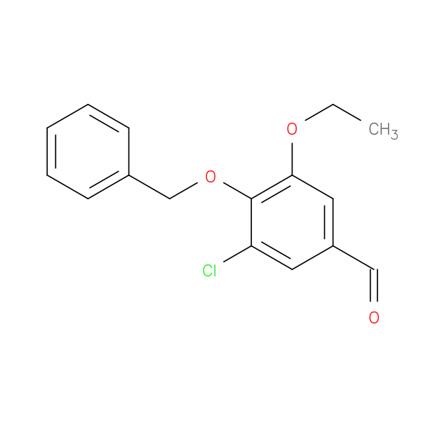 4-(benzyloxy)-3-chloro-5-ethoxybenzaldehyde