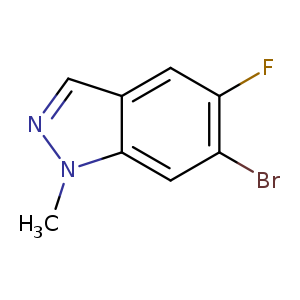 1H-Indazole, 6-bromo-5-fluoro-1-methyl-