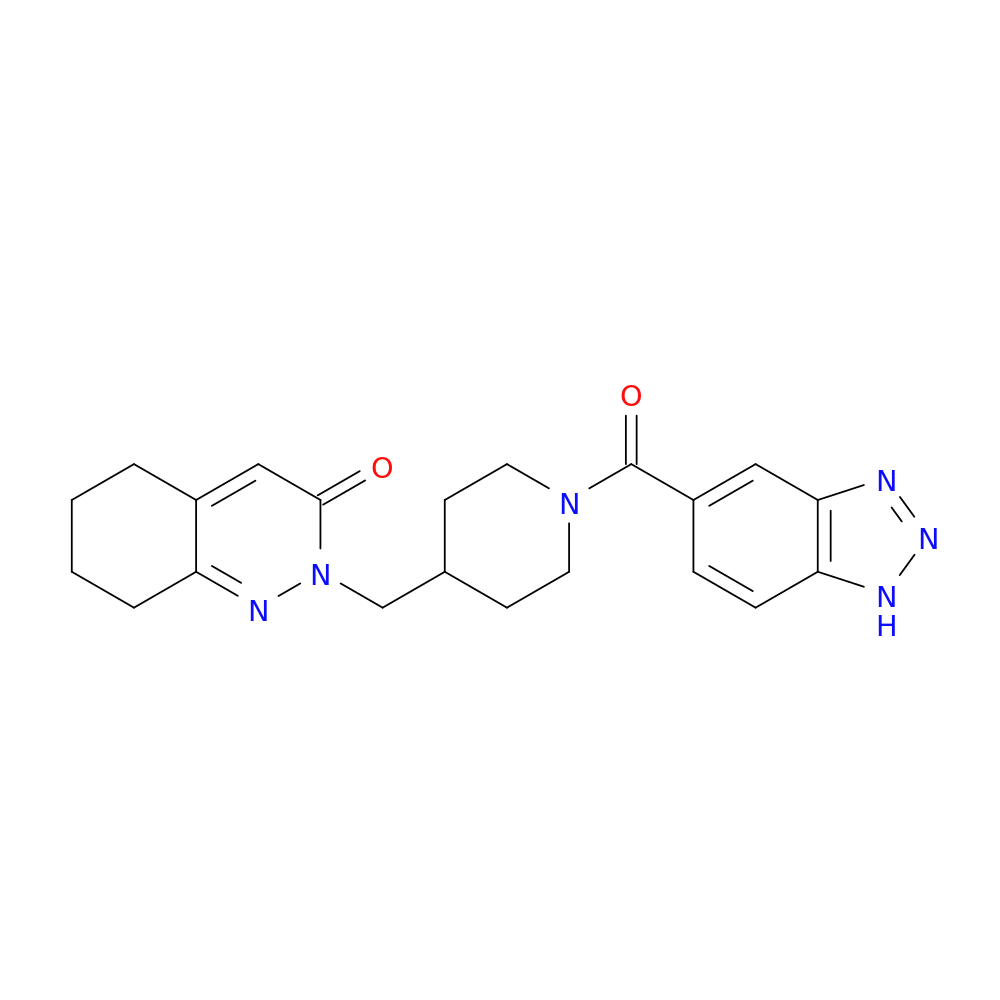 2-{[1-(1H-1,2,3-benzotriazole-5-carbonyl)piperidin-4-yl]methyl}-2,3,5,6,7,8-hexahydrocinnolin-3-one