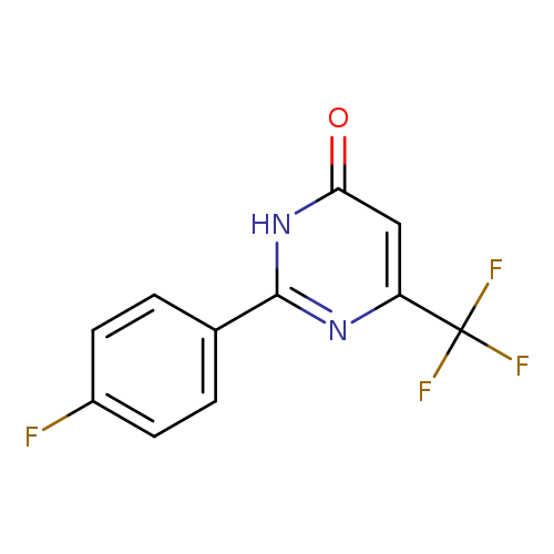2-(4-fluorophenyl)-6-(trifluoromethyl)pyrimidin-4(3H)-one
