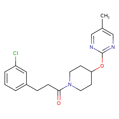 3-(3-chlorophenyl)-1-{4-[(5-methylpyrimidin-2-yl)oxy]piperidin-1-yl}propan-1-one