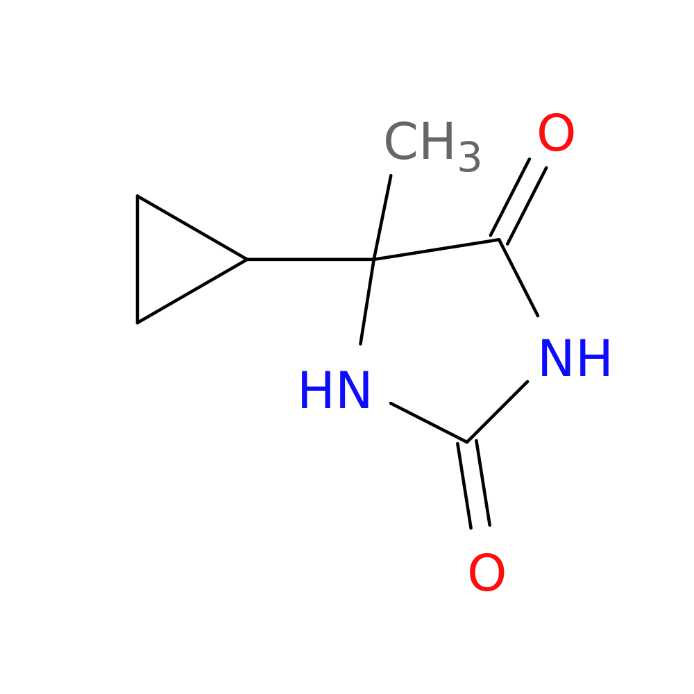 5-Cyclopropyl-5-methylimidazolidine-2,4-dione