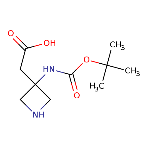 2-(3-{[(tert-butoxy)carbonyl]amino}azetidin-3-yl)aceticacid