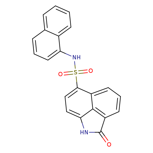 N-(1-naphthyl)-2-oxo-1,2-dihydrobenzo[cd]indole-6-sulfonamide