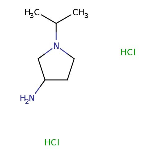 3-Pyrrolidinamine, 1-(1-methylethyl)-, hydrochloride (1:2)