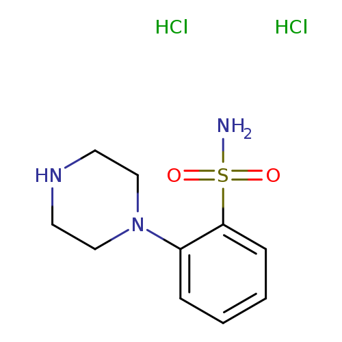 2-(piperazin-1-yl)benzene-1-sulfonamide dihydrochloride
