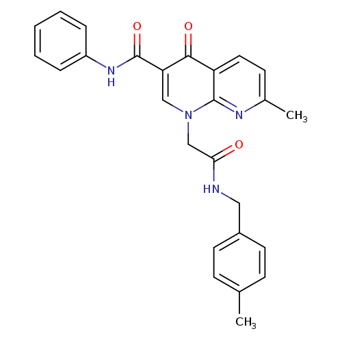 7-methyl-1-({[(4-methylphenyl)methyl]carbamoyl}methyl)-4-oxo-N-phenyl-1,4-dihydro-1,8-naphthyridine-3-carboxamide