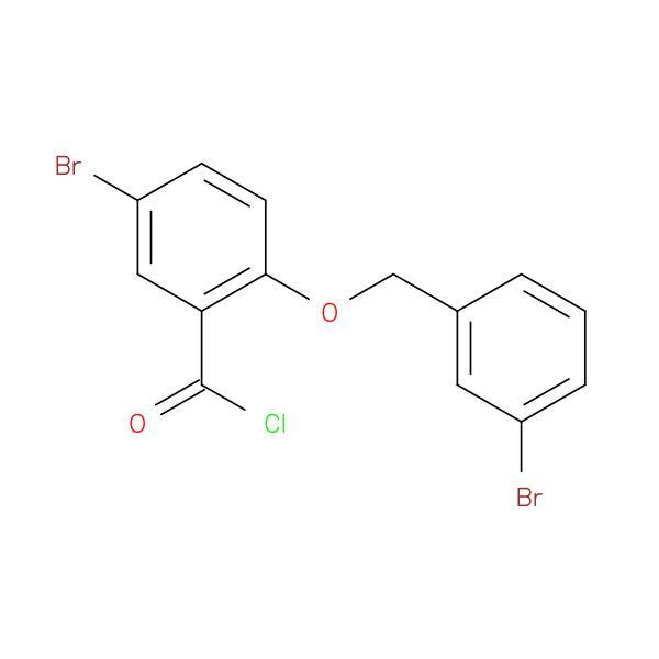 5-Bromo-2-[(3-bromobenzyl)oxy]benzoyl chloride