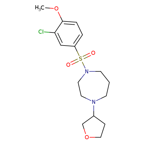 1-(3-chloro-4-methoxybenzenesulfonyl)-4-(oxolan-3-yl)-1,4-diazepane