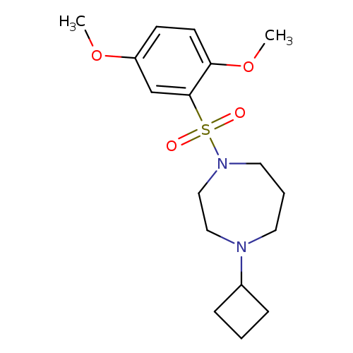 1-cyclobutyl-4-(2,5-dimethoxybenzenesulfonyl)-1,4-diazepane