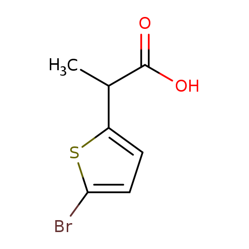 2-(5-Bromothiophen-2-yl)propanoic acid