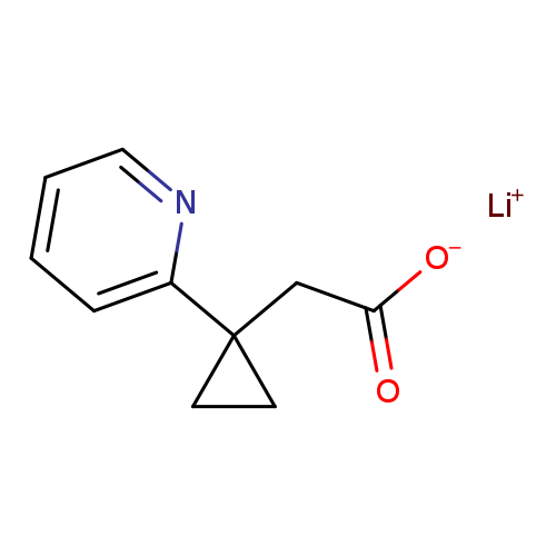 lithium(1+) 2-[1-(pyridin-2-yl)cyclopropyl]acetate