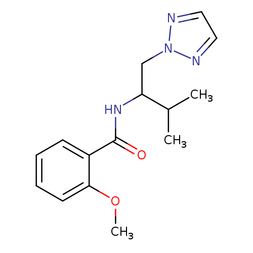2-methoxy-N-[3-methyl-1-(2H-1,2,3-triazol-2-yl)butan-2-yl]benzamide