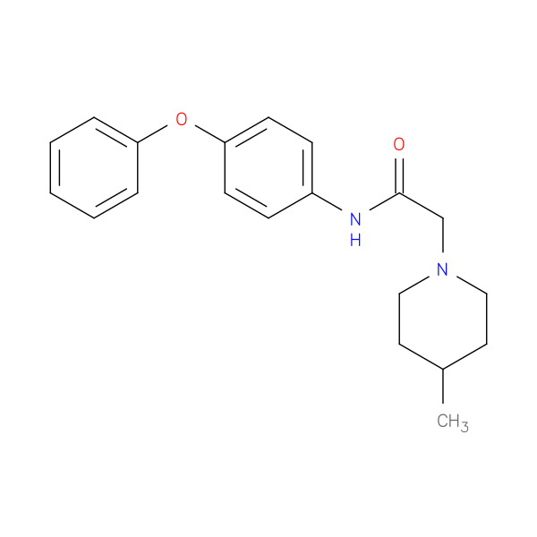 2-(4-methylpiperidin-1-yl)-N-(4-phenoxyphenyl)acetamide