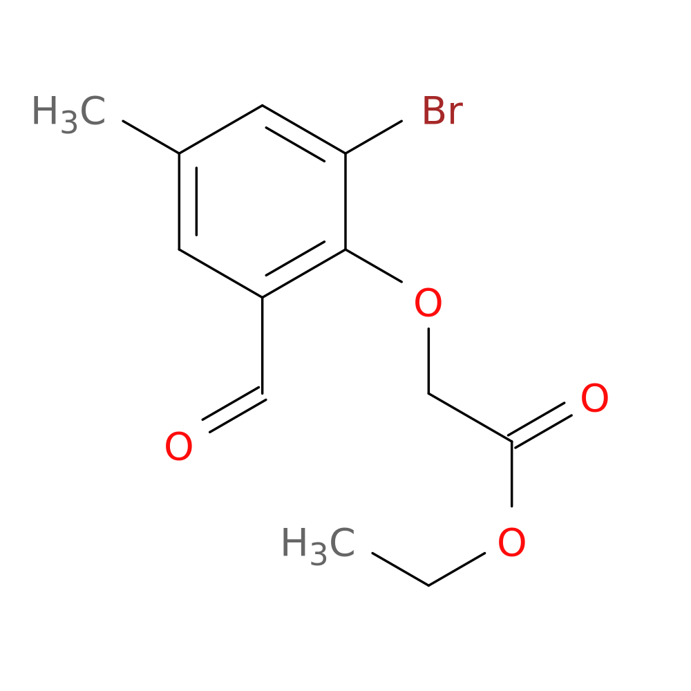 ethyl 2-(2-bromo-6-formyl-4-methylphenoxy)acetate
