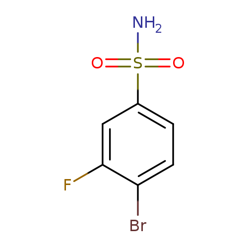 Benzenesulfonamide, 4-bromo-3-fluoro-