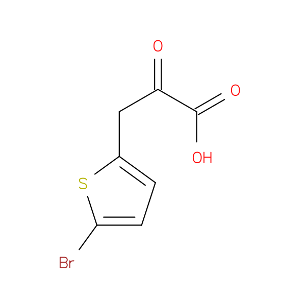 3-(5-bromothiophen-2-yl)-2-oxopropanoic acid