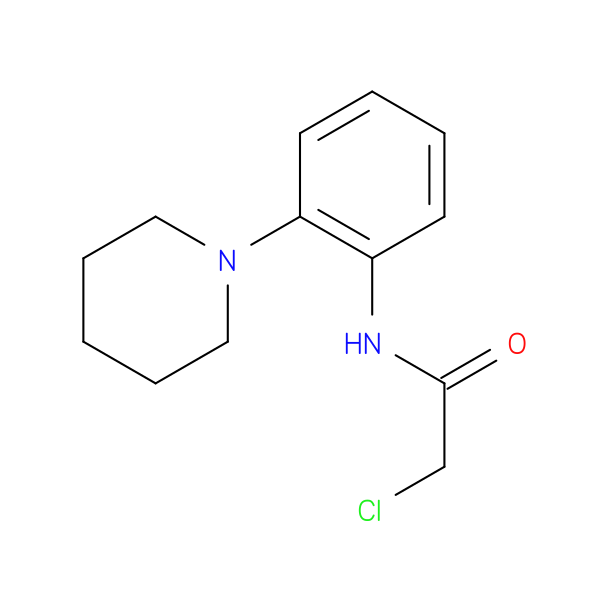 2-chloro-N-[2-(piperidin-1-yl)phenyl]acetamide