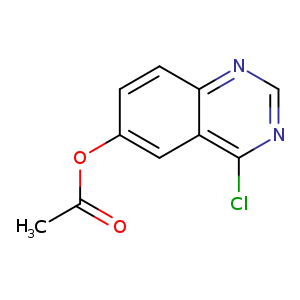 6-Quinazolinol, 4-chloro-, 6-acetate
