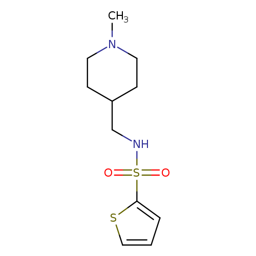 N-[(1-methylpiperidin-4-yl)methyl]thiophene-2-sulfonamide