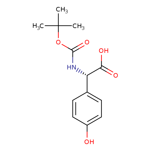 Benzeneacetic acid,a-[[(1,1-dimethylethoxy)carbonyl]amino]-4-hydroxy-, (aS)-