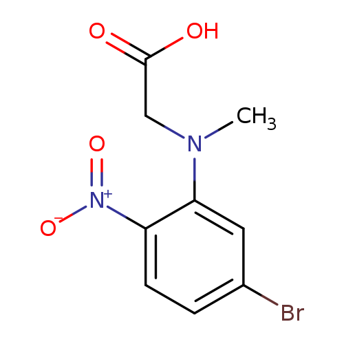 2-[(5-bromo-2-nitrophenyl)(methyl)amino]acetic acid