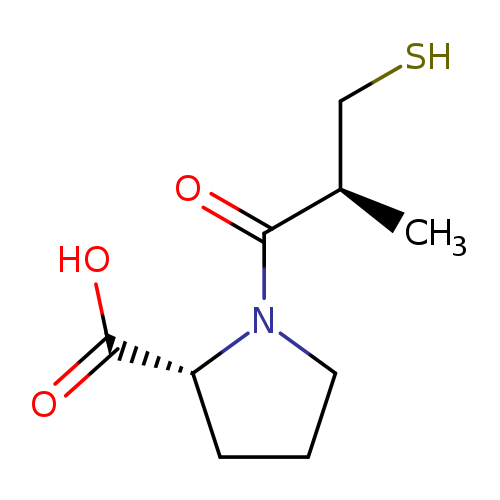 (R)-1-((S)-3-Mercapto-2-methylpropanoyl)pyrrolidine-2-carboxylic acid