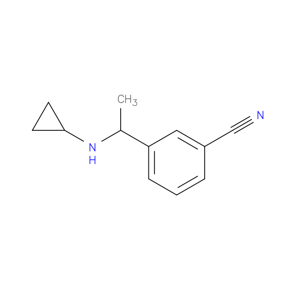 3-[1-(cyclopropylamino)ethyl]benzonitrile